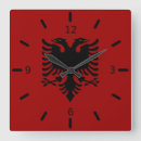Recherche de drapeau albanie horloges Patriotique