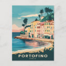 Recherche de portofino cartes postales Aquarelle