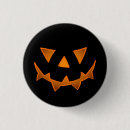 Recherche de visage effrayant badges Jack o' lantern
