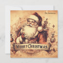 Zoek naar retro 50s kaarten Santa claus