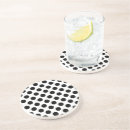 Recherche de pois blanc dessous de verres Cercle