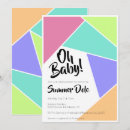Recherche de géométrique invitations Bébé