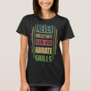 Recherche de compétence tshirts Karaté