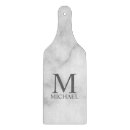Recherche de marbre blanc planches à découper Monogramme