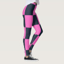 Zoek naar roze en zwart leggings Chic