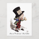 Recherche de chapelier fou cartes postales Lapin blanc