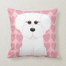 Recherche de bichon décoration coussins Pour elle