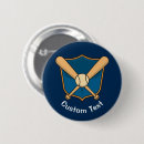 Recherche de baseball badges Bleu