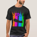 Recherche de népal tshirts Coloré