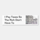 Zoek naar belastingen bumperstickers Economie