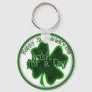 Recherche de 4 leaf clover porteclés St patricks day