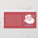 Recherche de rétro noël cartes Santa claus