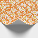 Recherche de motif marguerite papier cadeau Rétro