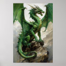 Recherche de dragon vert posters Décoration