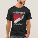 Recherche de principauté tshirts Drapeau