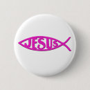 Recherche de poissons de jésus badges Chrétien