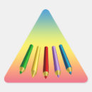 Recherche de crayon couleur autocollants Coloration