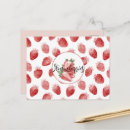 Recherche de fruits rouges cartes postales Fraises