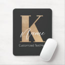 Recherche de lettre k tapis souris Moderne