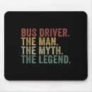 Recherche de bus tapis souris Conducteur de bus