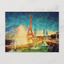 Recherche de peinture tour eiffel cartes postales France
