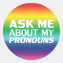 Recherche de pronoun autocollants Pride