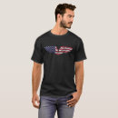 Recherche de aigle américain tshirts Rayures