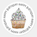 Recherche de vanille autocollants Anniversaire
