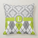 Recherche de jacquard coussins Monogramme
