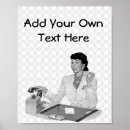 Zoek naar secretaresse posters Retro