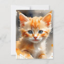 Recherche de chat orange cartes postales Animal