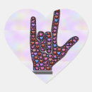 Zoek naar hand teken stickers Liefde