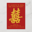 Recherche de caractères chinois invitations Double bonheur