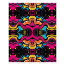 Recherche de motif psychédélique posters Couleurs vives