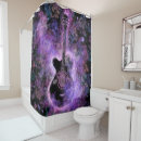 Recherche de guitare rideaux douche Violet