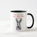 Recherche de lapin drôle tasses Animaux