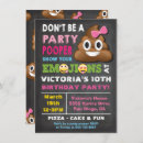 Recherche de emoji party invitations Girl