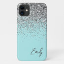 Zoek naar aqua blue glitter iphone hoesjes Girly