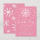 Recherche de snowflake baby shower fille invitations Hiver