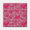 Recherche de coeur abstrait magnets Décoration