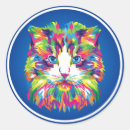 Zoek naar katten gezicht stickers Katje