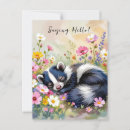 Zoek naar stinkdieren briefkaarten Bloemen