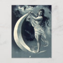 Recherche de croissant lune cartes postales Vintage