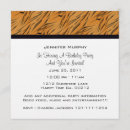 Recherche de motif de tigre invitations Fête
