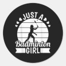 Recherche de de badminton autocollants Navette