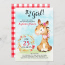 Recherche de watercolor baby shower invitations Ferme