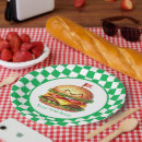 Recherche de hamburger assiettes en papier Mignon