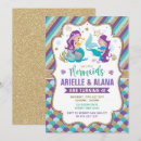 Recherche de douche jumeaux invitations Sous la mer