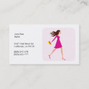 Zoek naar mode illustratie visitekaartjes Boutique