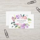 Recherche de floraux modernes cartes visite Blanc